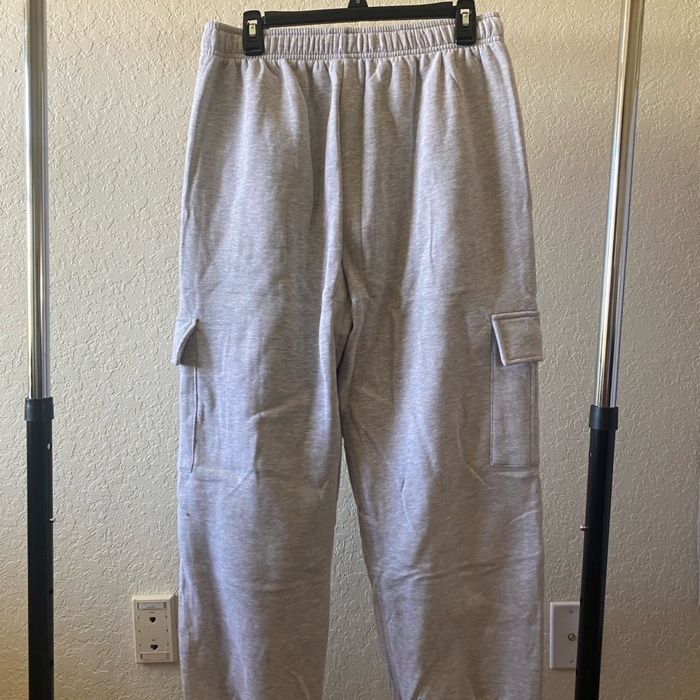 Men's Gray Cargo Pants